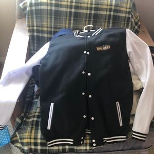 Motionless in white jacket